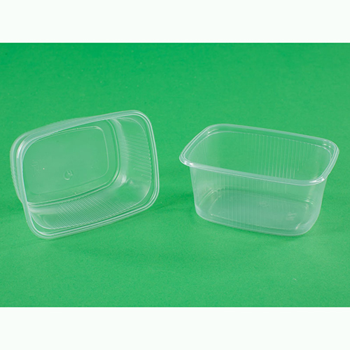 250 мл./100 шт. 108 Контейнер прямоугольный малый с крышкой! В мм. (108*82 глуб. 50) (арт. 100227)