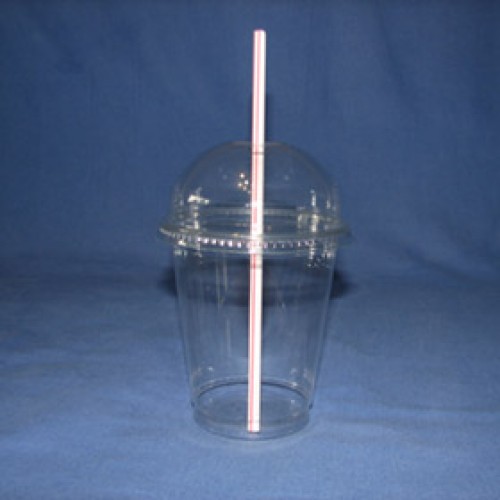 Стакан 300 мл. Шейкер, с купольной крышкой, 50 шт. Мороженное, и т.п. (арт. 100050)