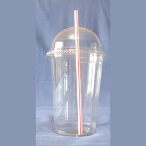Стакан 400 мл. Шейкер, с купольной крышкой, 50 шт. Мороженное, и т.п. (арт. 100051)