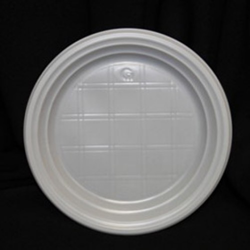 Тарелка эконом д 205 мм./100 шт. ПП,СТП, белая (арт. 100073)