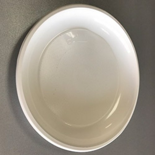 Тарелка плотная д 220 мм./50 шт. ПП,Интеко, белая (арт. 100076)