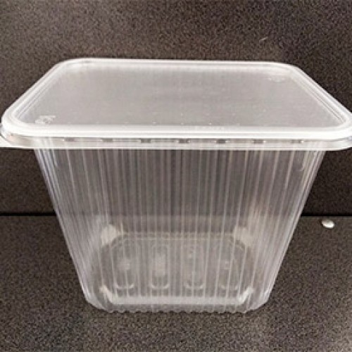 2000 мл./500 шт. с НДС 179 Контейнер с крышкой, прямоугольный большой в мм. (179*132 глуб. 125) (арт. 100260a)