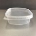 350 мл./100 шт. 108 Контейнер прямоугольный малыйс с крышкой! В мм. (108*82 глуб. 70) (арт. 100230)
