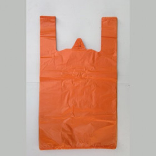 Пакет майка в см. 20+11*40 9 мкр., цвет красный (100 шт. в уп.) (арт. 100448)