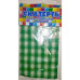 Скатерть зеленая клетка полиэтилен размер в см. 120*180- 1 шт. (арт. 9.2.1)