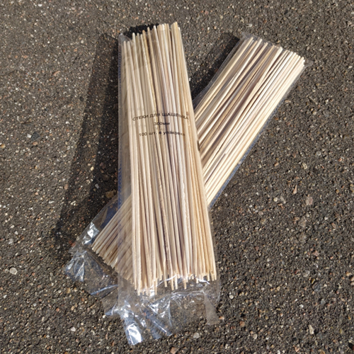 Палочки для шашлыка деревянные (30 см.) 100 шт. (арт. 100590)