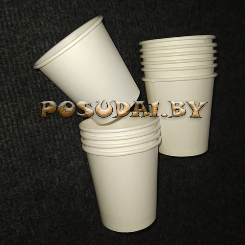 Стакан картон, бумажный, 100 мл. цена за 50 шт. белый (арт. 100155)